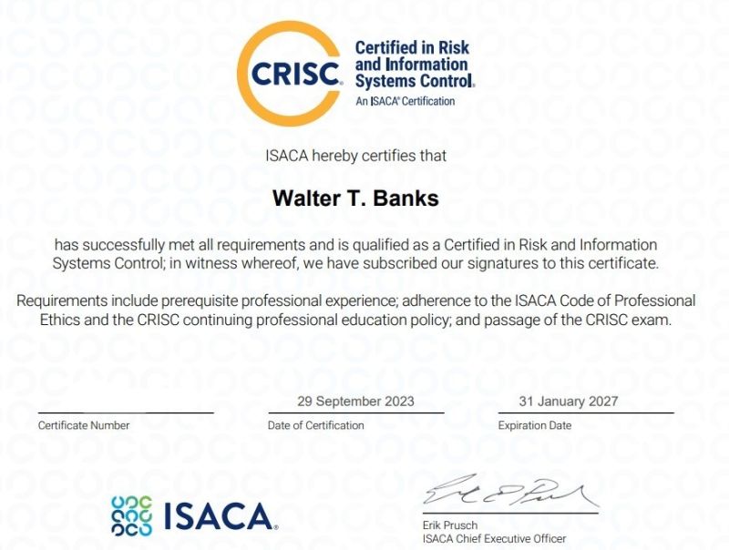 Certificate Example